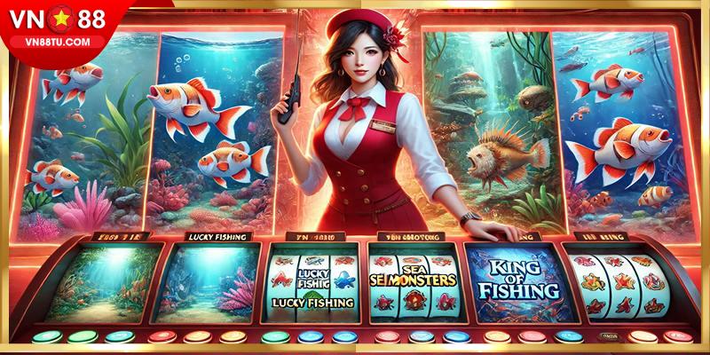 Top trò chơi bắn cá VN88 2025: Lucky Fishing, Quái vật biển cả, Vị vua săn cá