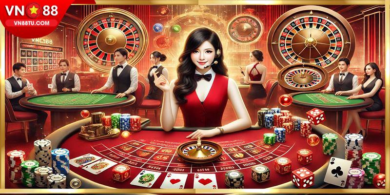 Trò chơi hot casino VN88